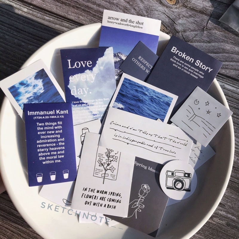 Sticker quote theo tông màu st061