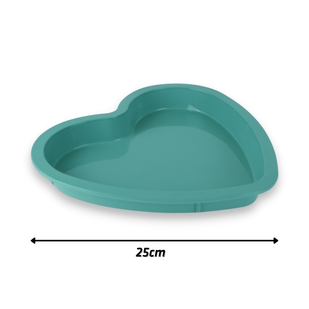 Khay làm bánh silicone cao cấp TadoHome hình trái tim nhiều màu sắc, dùng làm bánh, rau cau