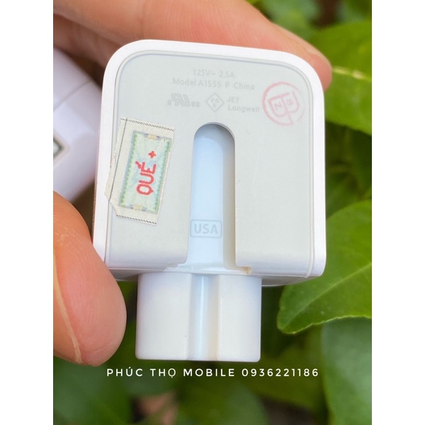 Củ sạc 12W zin chính hãng bóc máy Apple