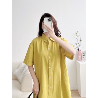 váy sơ mi dáng dài nhiều màu