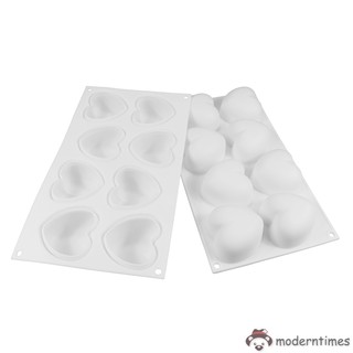 Khuôn Silicon Làm Bánh Hình Trái Tim 3d