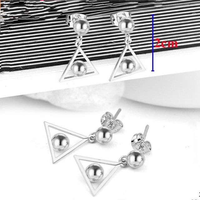 Bông tai inox thời trang (không đen, không gỉ sét)