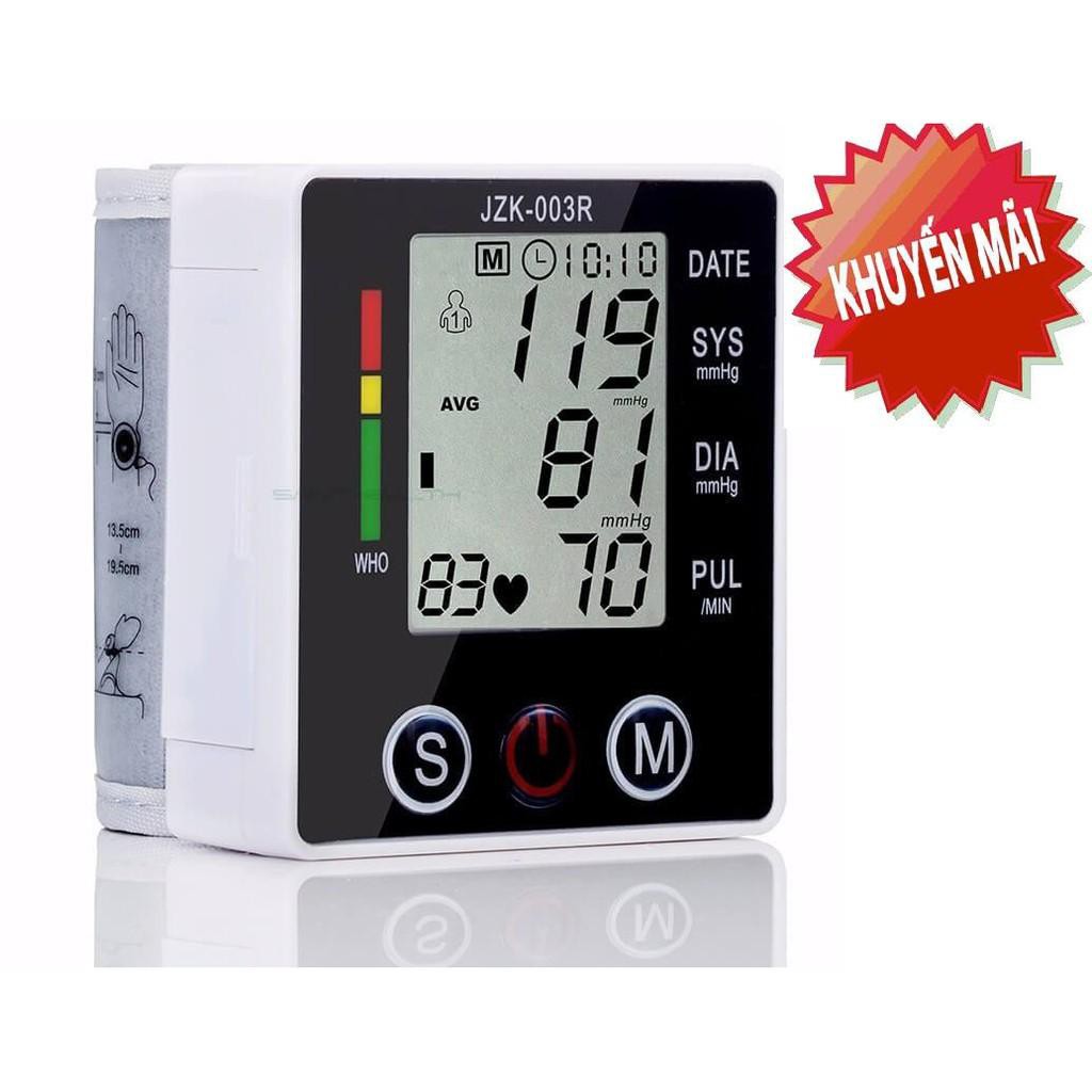 Máy đo huyết áp cổ tay- Máy đo huyết áp mini ELECTRONIC BLOOD PRESSURE MONITOR Model: JZK-003R