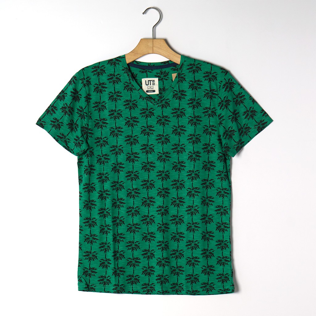 Áo thun nam phông trơn Casual 1st cổ tim tay ngắn cộc, 100% cotton thoáng mát, thích hợp đi làm, đi chơi, du lịch | BigBuy360 - bigbuy360.vn