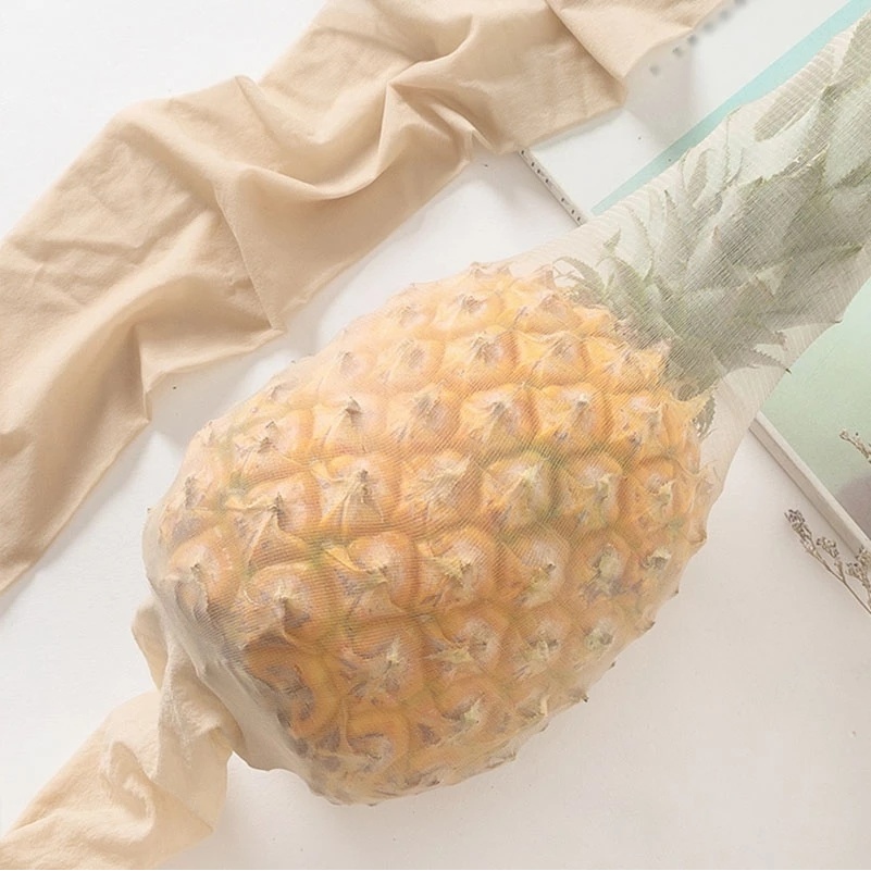 Quần Tất Lụa Siêu Mỏng Co Giãn Thoáng Khí Chống Trầy Họa Tiết Quả Dứa Plus Size 30D Gợi Cảm