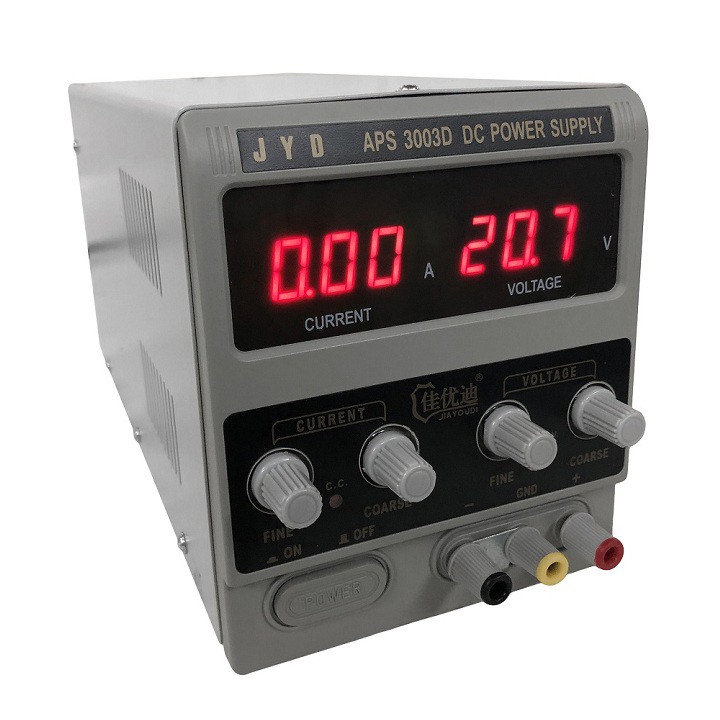 Đồng hồ cấp nguồn APS 3003D , máy cấp nguồn