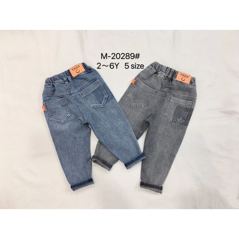 Quần jean bé trai túi sau 2-6y