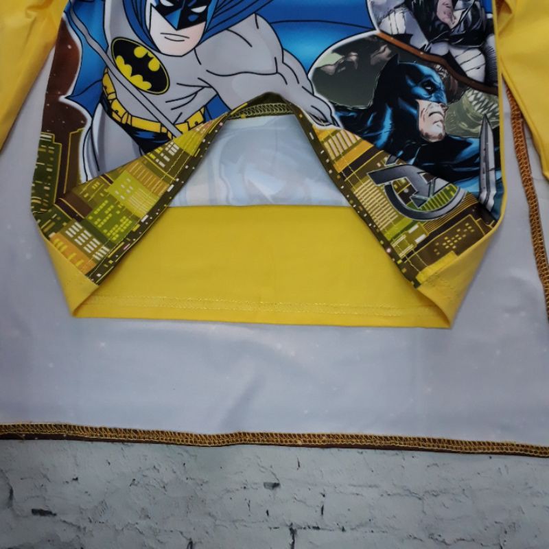 Bộ Người Dơi - Bat man Dài Tay HeroKids In 3D, Co Giãn 4 Chiều, Thấm Mồ Hôi tốt (Tặng Áo Choàng Và Mặt Nạ), Bao Đẹp