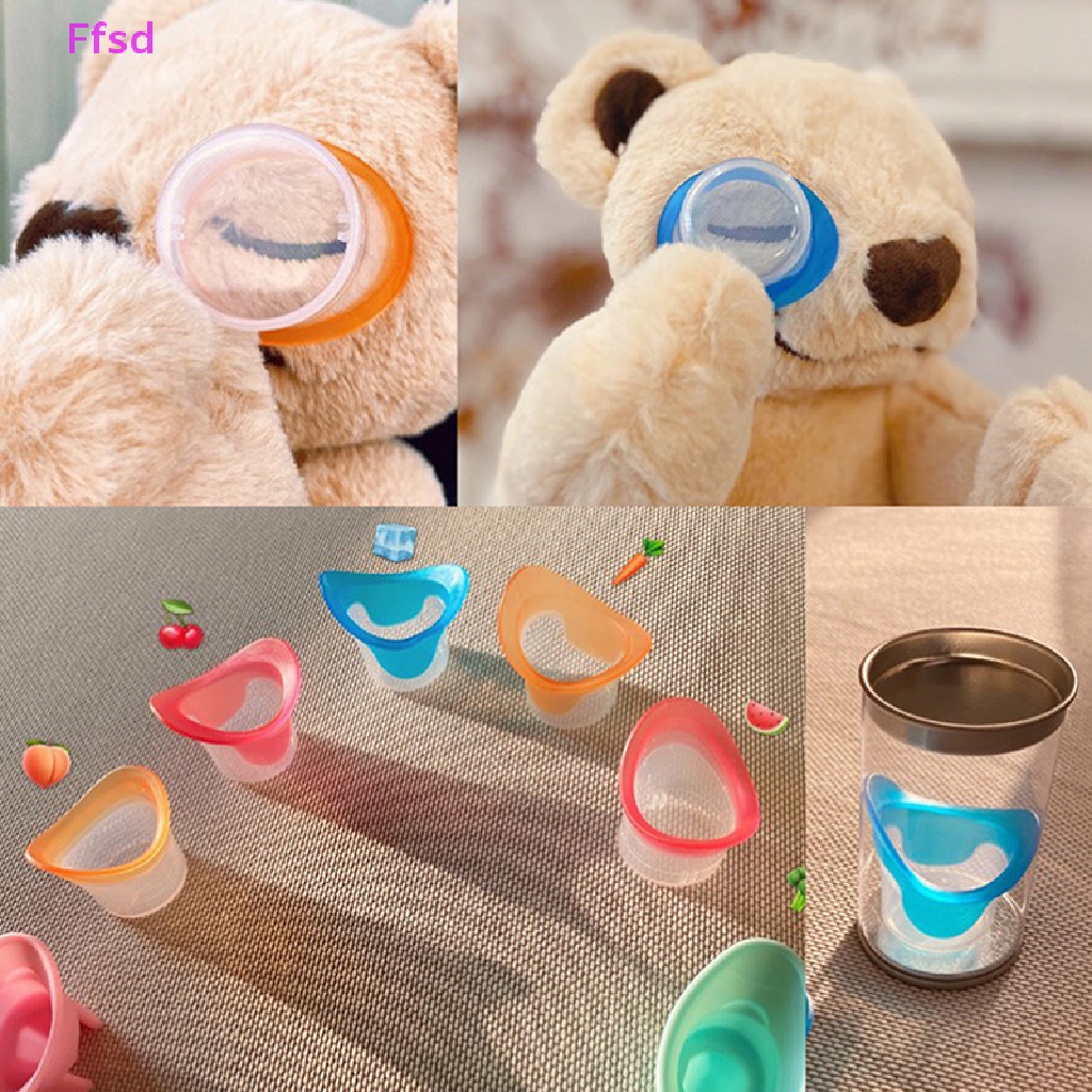 {Ffsd} Set 2 Cốc Rửa Mắt Bằng Silicon Mềm Có Thể Tái Sử Dụng Kèm Hộp * Bán Chạy