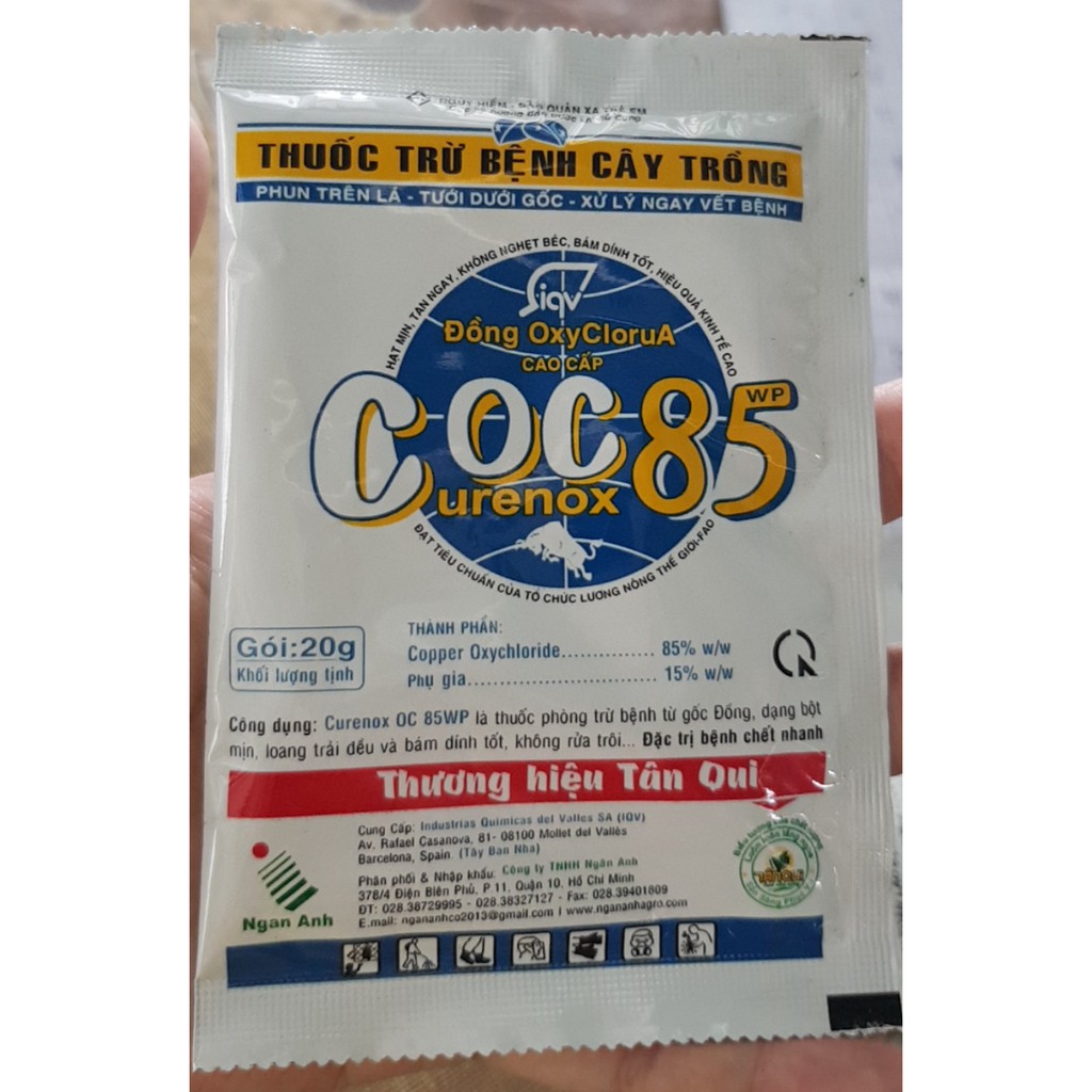 Thuốc Trừ Bệnh - Coc85 - Gói 20g thuốc phòng trị nấm bệnh, diệt vi khuẩn