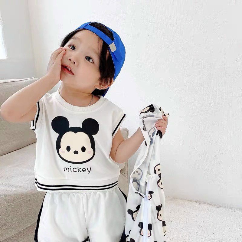 Đồ bộ ba lỗ cho bé 8 đến 18kg hình thú ngộ nghĩnh AM959