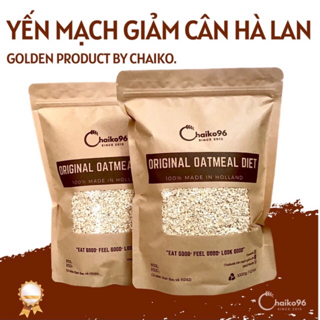 Combo 2kg Yến mạch Chaiko96