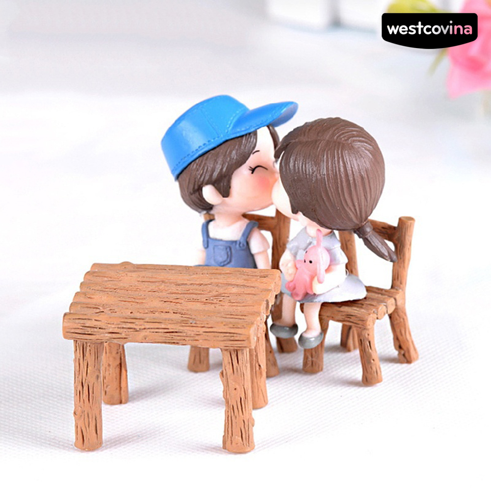 Set 3 Mô Hình Bàn Ghế Mini Trang Trí Nhà Búp Bê