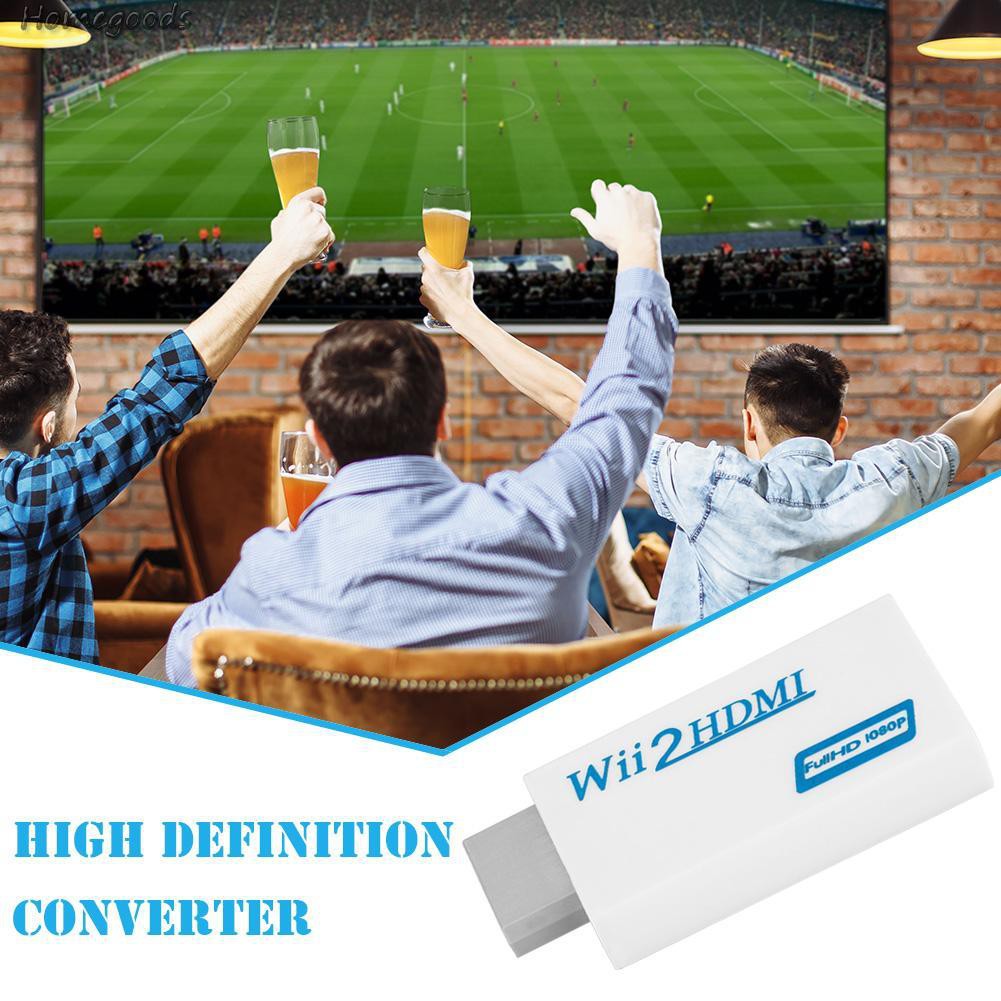Bộ Chuyển Đổi Âm Thanh Qua Hdmi-Compatible 720p 1080p 3.5mm Wii2Hdmi-Comp