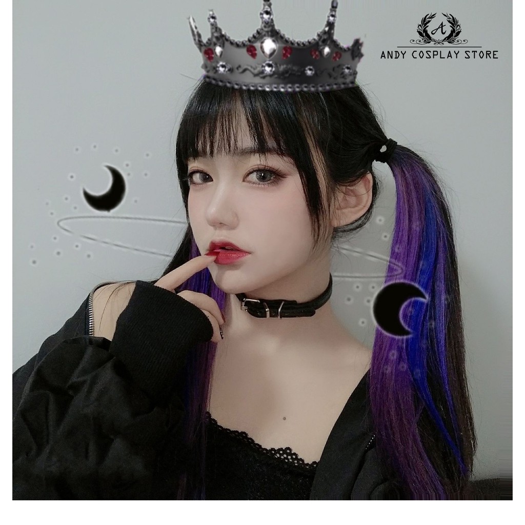 [CÓ SẴN] Vòng cổ giả da đính chuông bạc nhỏ