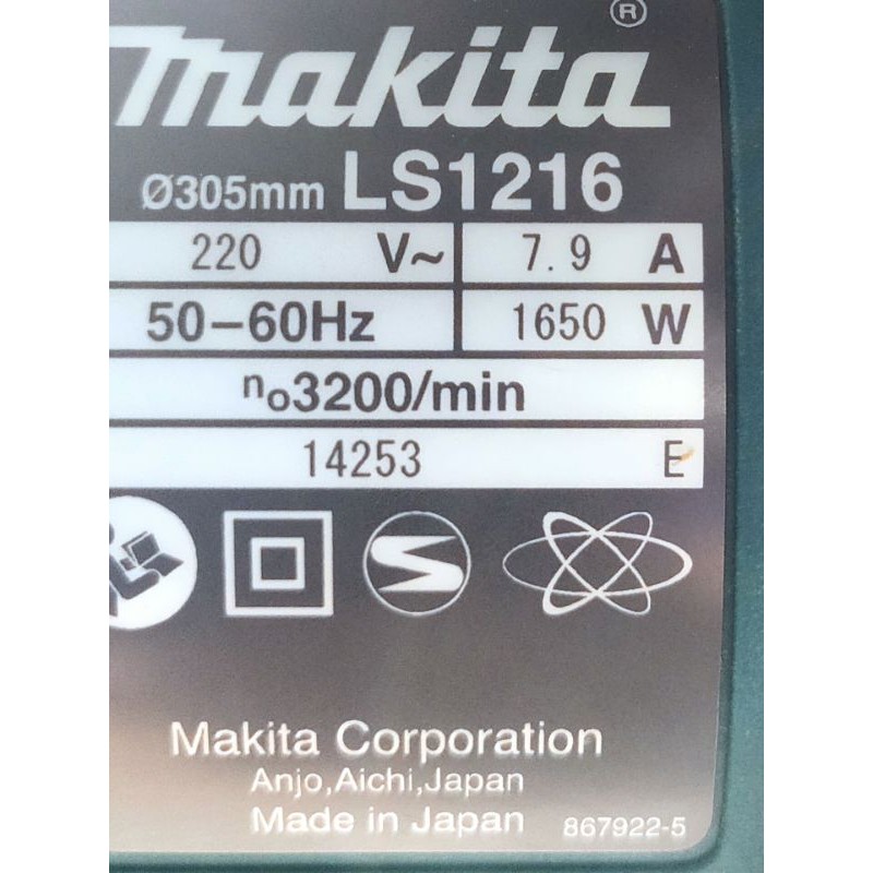 Máy cắt trượt đa góc Makita LS1216FL bản full hàng chính hãng.