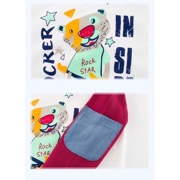 Áo thun dài tay Kotokids áo dài tay cho bé in hình ngộ nghĩnh chất cotton