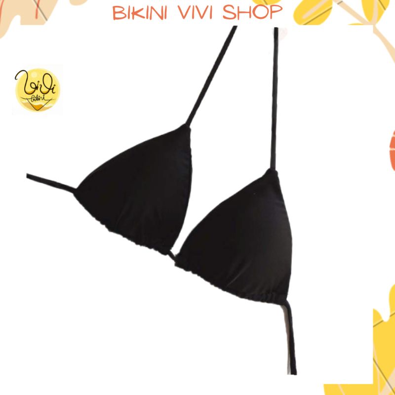 Áo bikini lẻ, áo bơi nữ basic sexy màu đen, vàng Vivi Shop