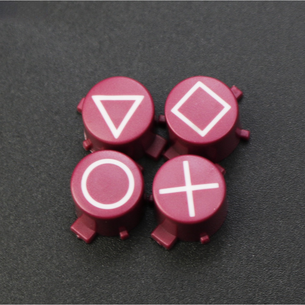 SONY 1 Bộ Nút Bấm Nhựa Hình Tròn / Vuông / Tam Giác Thay Thế Cho Tay Cầm Chơi Game PS4 Slim Pro