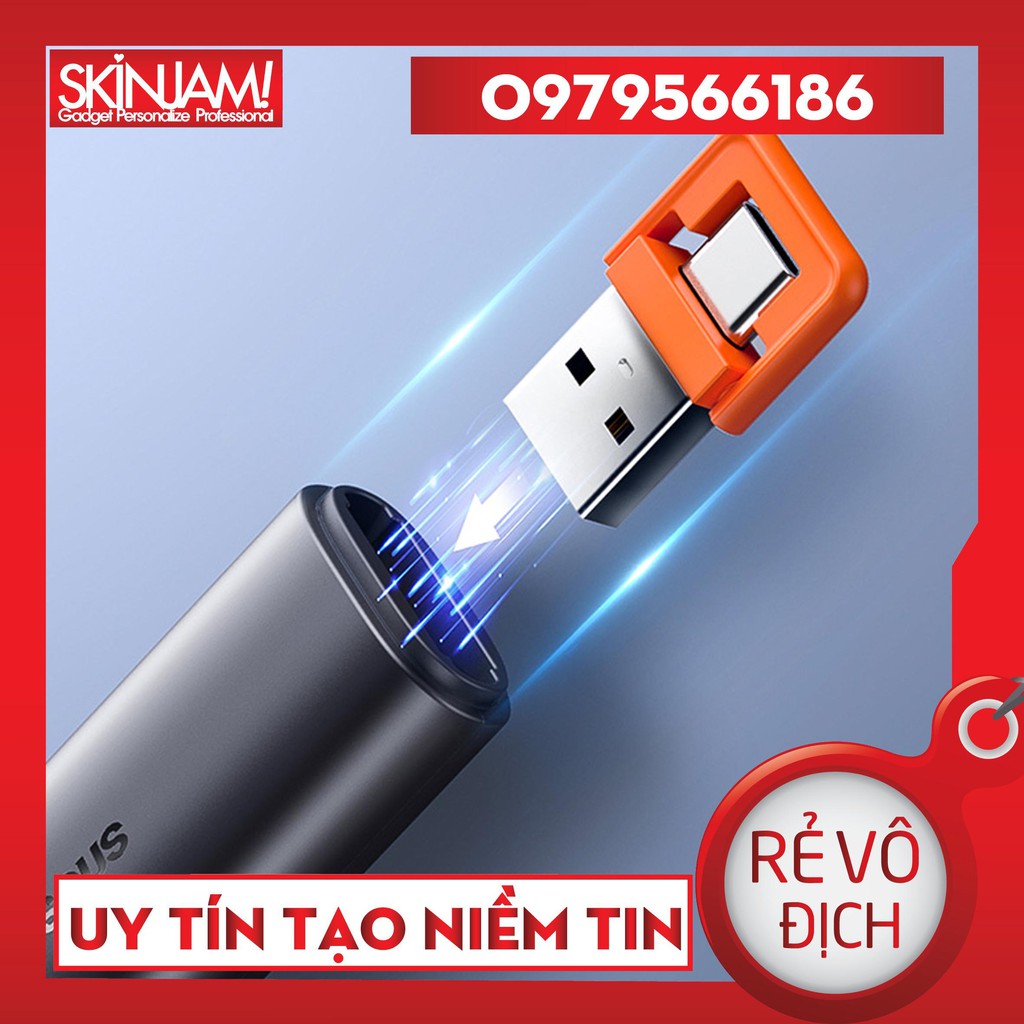 Bút Laser Trình Chiếu Baseus Orange Dot Wireless Presenter - Hàng Chính Hãng Baseus