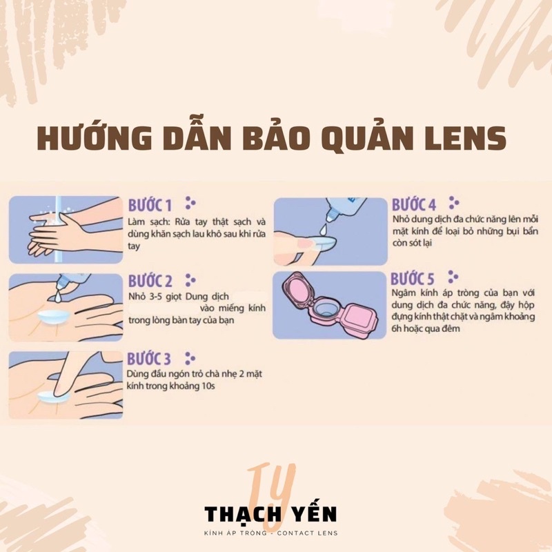 Kính Áp Tròng Daisy Brown Lens Nâu 0 Độ