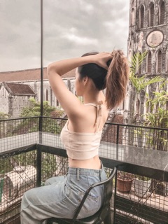 MOCHI CROPTOP ( ẢNH THẬT TỰ CHỤP HÀNG CÓ SẴN)