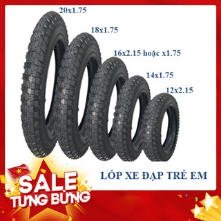 Lốp, vỏ xe đạp trẻ em 12,14,16,18, 20 inch