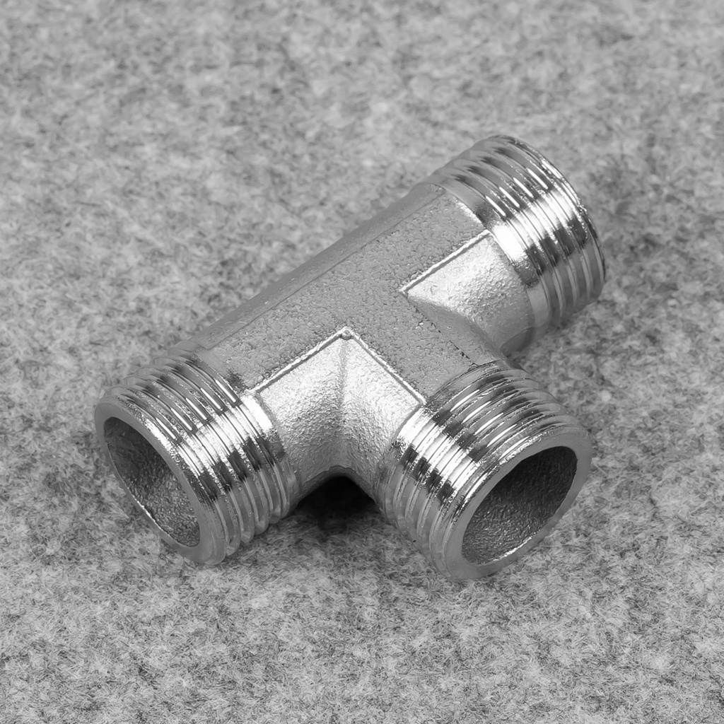 Van tê cầu inox 304, van chia áp T, tê cầu chia nước 21, van F