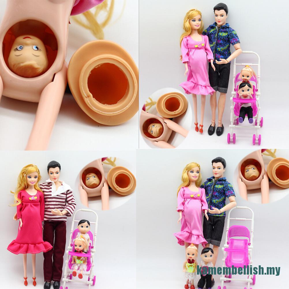 Set 6 Mô Hình Gia Đình Cho Búp Bê Barbie