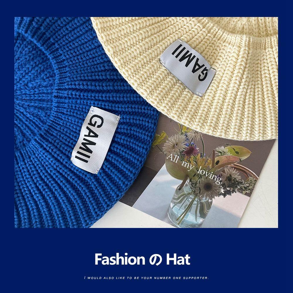IVORY Mũ Beret Dệt Kim In Chữ Thời Trang Thu Đông Cho Nữ