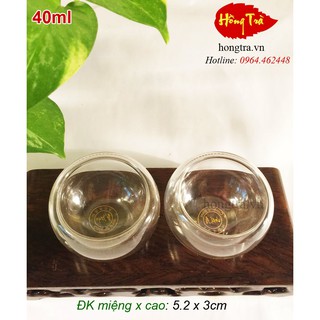 Chén thủy tinh 2 lớp