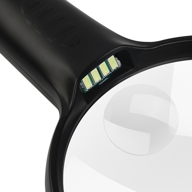 Kính Lúp 3X &amp; 10X Với 4 Đèn LED Chuyên Dụng Cho Kiểm Tra Trẻ Em