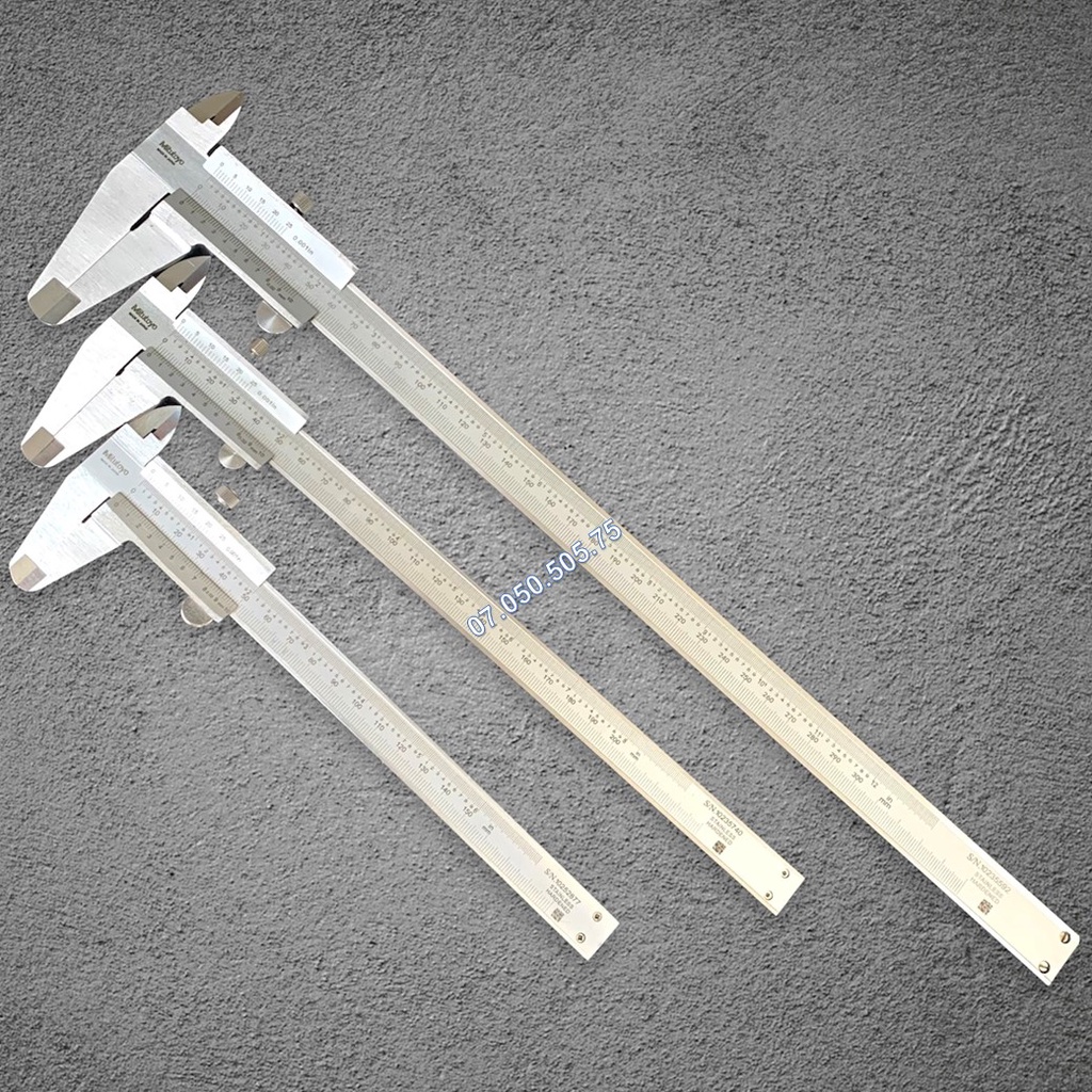 Thước cặp cơ khí Mitutoyo  thước kẹp mitutoyo 150 200 300mm | hàng liên doanh