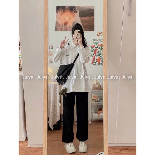 ÁO POLO thun thêu tay dài CHL (ảnh JULYS chụp kèm video cận chất) | BigBuy360 - bigbuy360.vn