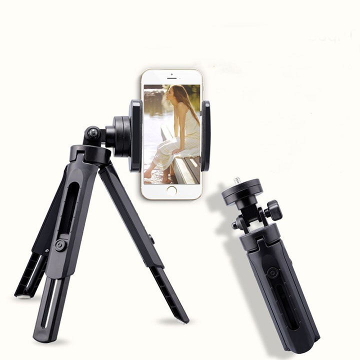 Giá đỡ điện thoại 3 chân Tripod MT01 - kẹp điện thoại ngắn tương thích với nhiều dòng máy, máy ảnh, kẹp chắc chắn