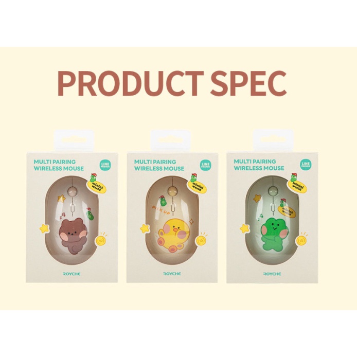Chuột bluetooth không dây 2.4Ghz LINE FRIENDS