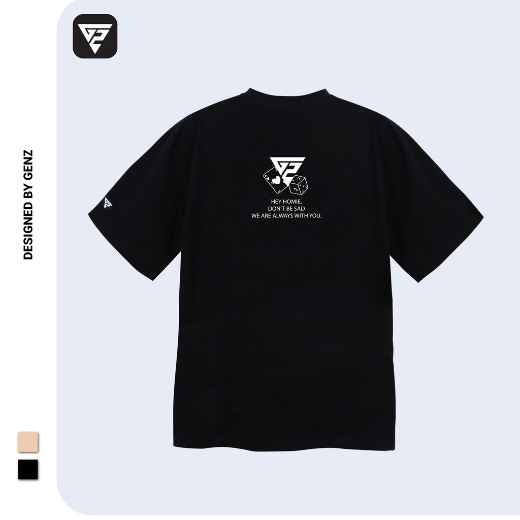 Áo thun tay lỡ GENZ phông Unisex nam nữ Cotton oversize form rộng Bad Gangter | BigBuy360 - bigbuy360.vn