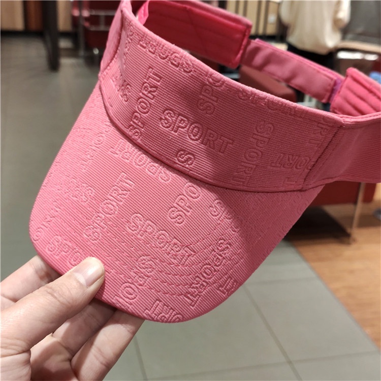 Mũ lưỡi trai hở chóp in chữ cái 3D phong cách thể thao năng động dành cho nam và nữ