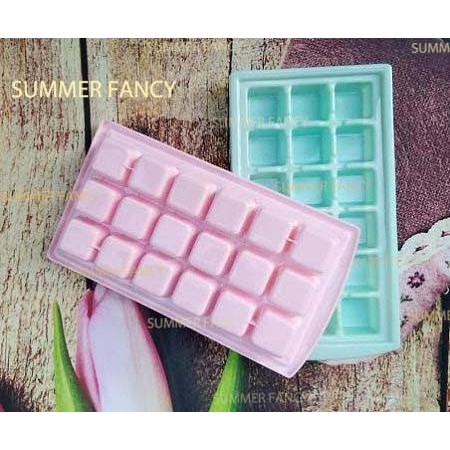 Khuôn vuông, khuôn thạch phô mai, khay đá vuông 18 viên - Ice cube tray SF-HPL22