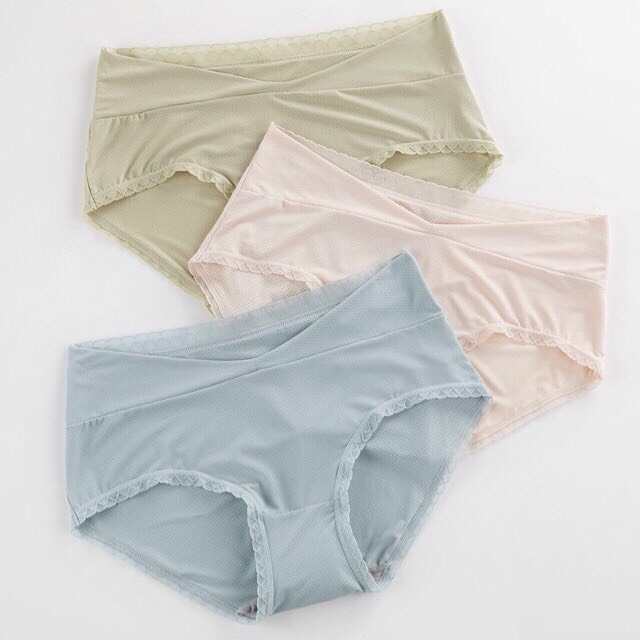 Quần Lót Bầu Nữ Đúc Su thun lạnh thông hơi cao cấp không đường may mềm mại kháng khuẩn QL9911