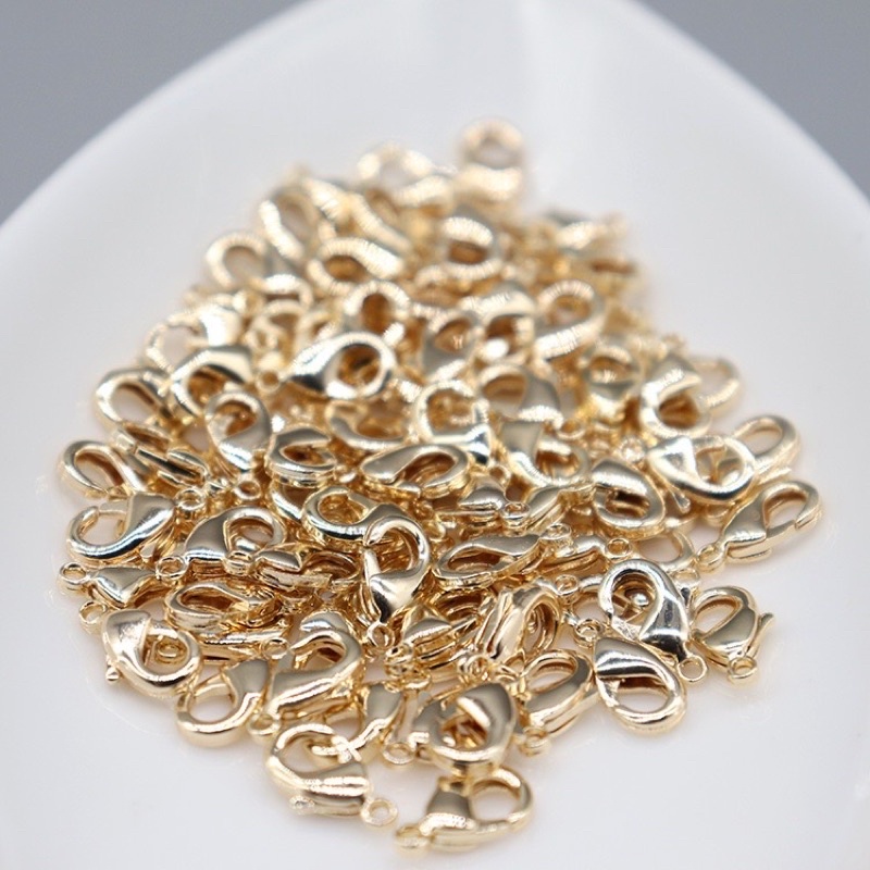 Gói 10 Cái Móc Càng Cua Làm Vòng Đeo Tay, Dây Chuyền, Trang Sức Handmade phụ kiện thời tran hạt cườm pha lê