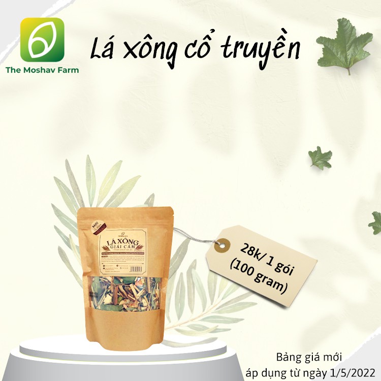 Lá xông hơi cổ truyền The Moshav Farm