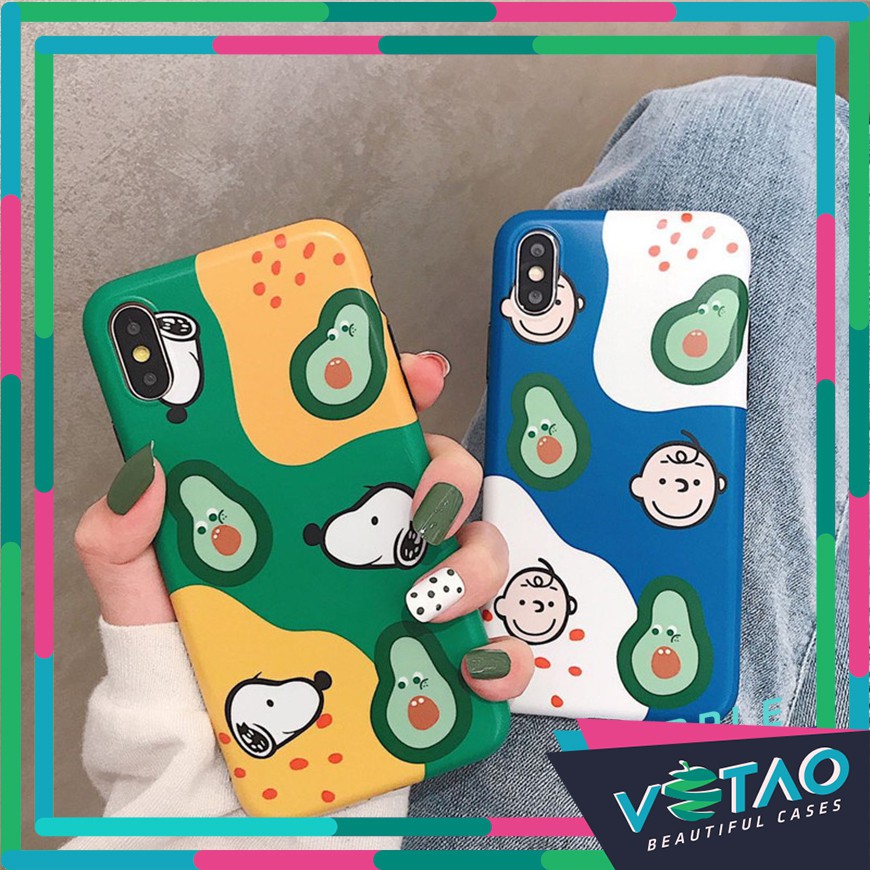 [ FREESHIP TỪ 50K TOÀN QUỐC ] Ốp lưng Iphone bơ màu sắc