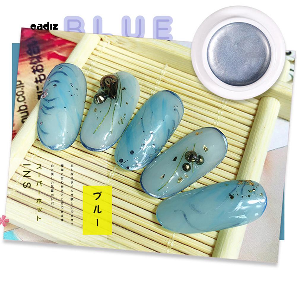 [Hàng mới về] Gel móng tay hiệu ứng kim loại khô nhanh bền màu