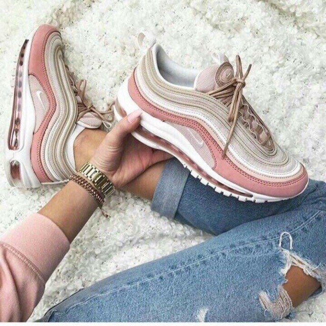 [ Free ship - Xả kho ] Giày air max 97 màu hồng nữ mới về