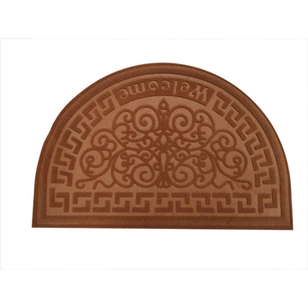 Thảm poli homeeasy H0-51 HÌNH QUẠT  GIAO MÀU NGẪU NHIÊN