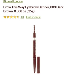 Chì kẻ mày chống trôi-đầu vát Rimmel London