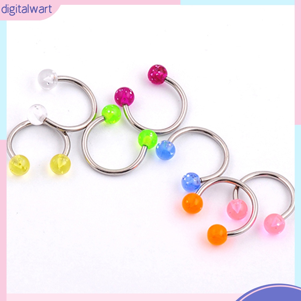 Bộ 7 chiếc khuyên cơ thể bằng thép không gỉ  16g cao cấp