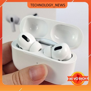 Tai Nghe Bluetooth Không dây Phiên Bản Pro Định Vị, Đổi Tên, khử nhiễu, chống ồn, Sạc Không Dây, Dùng Cho IOS và Androi