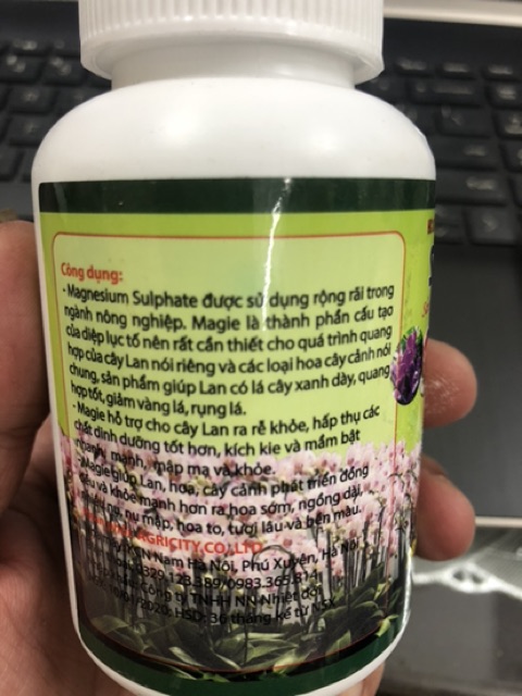 Phân bón siêu Kali - Magie - Calci giúp hoa nhiều , thắm mầu hoa, bền, nụ mập, lâu tàn ☘️ Hũ 100 gr